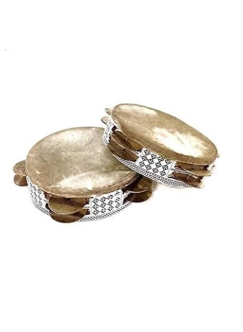 Egyptian Oriental Tambourine Metal - 1PC