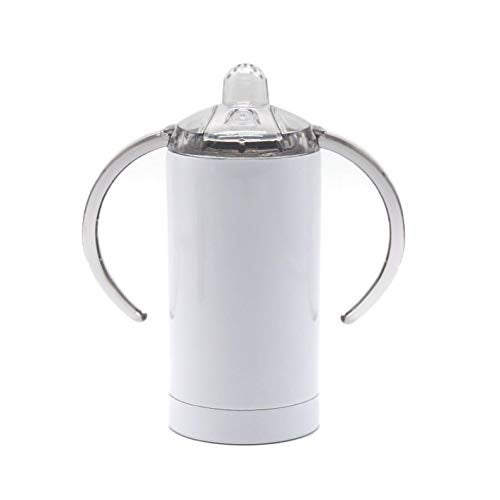Sublimation Blank 12 oz Stainless Steel Straight Sippy Cup with Lid