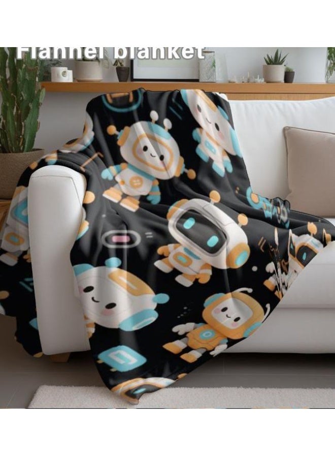 general Flannel thin blanket (warm and comfortable, suitable for sleep, gaming, dust removal and sandproof) 150cm*200cm - 565 - Image 4