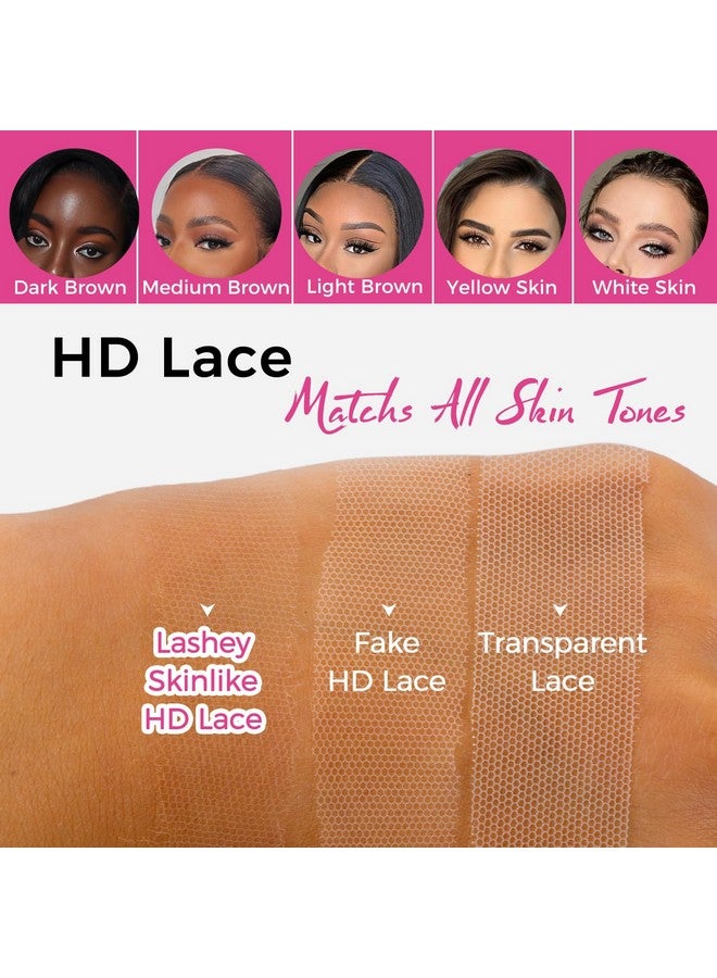 لاشي 5X5 إغلاق الدانتيل عالي الدقة، إغلاق عالي الدقة أسود طبيعي، عقدة مبيضة مسبقًا، خط شعر مموج مسبقًا، شعر بشري 14 بوصة - Image 1