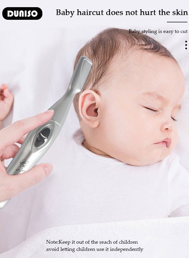 DUNISO Electric Eyebrow Trimmer, Rechargeable Painless Hair Remover, Detachable Cordless Eyebrow Hair Remover with LED Display, Facial Hair Remover for Women - Image 5