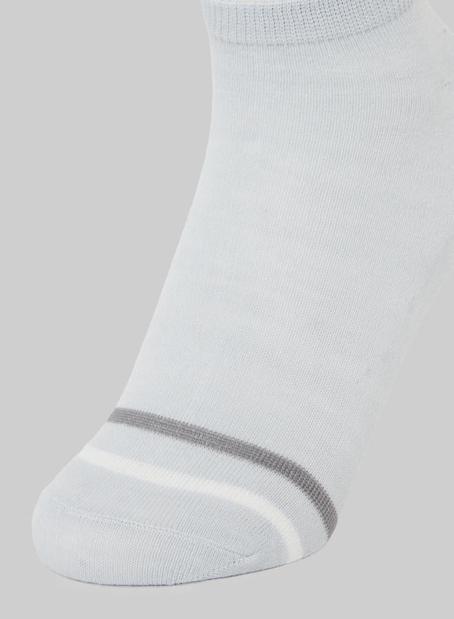 Styli Pack of 5- Striped Detail Ankle Socks - Image 3