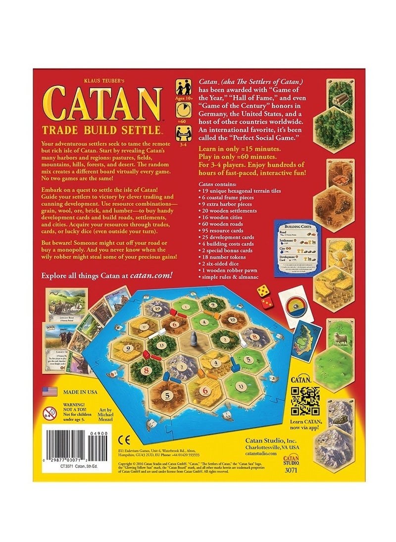 Catan - Catan basic game 3-4 Players, Catan English version - Image 1