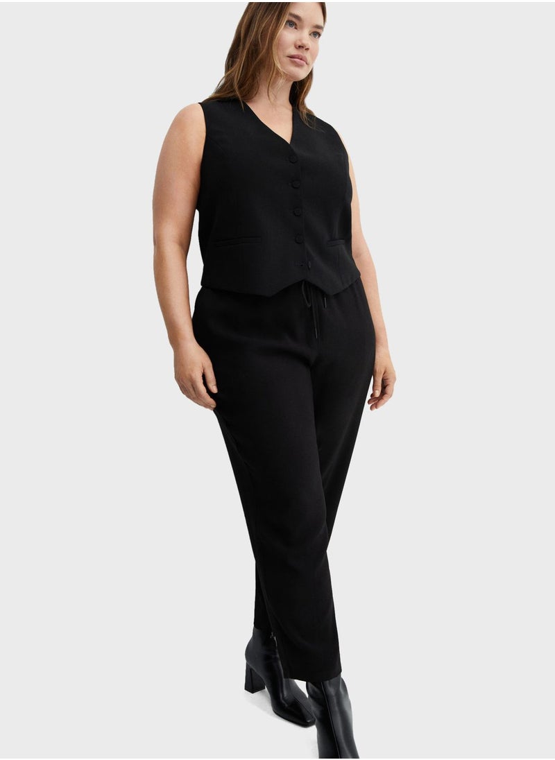 MANGO - High Waist Pants - Image 1