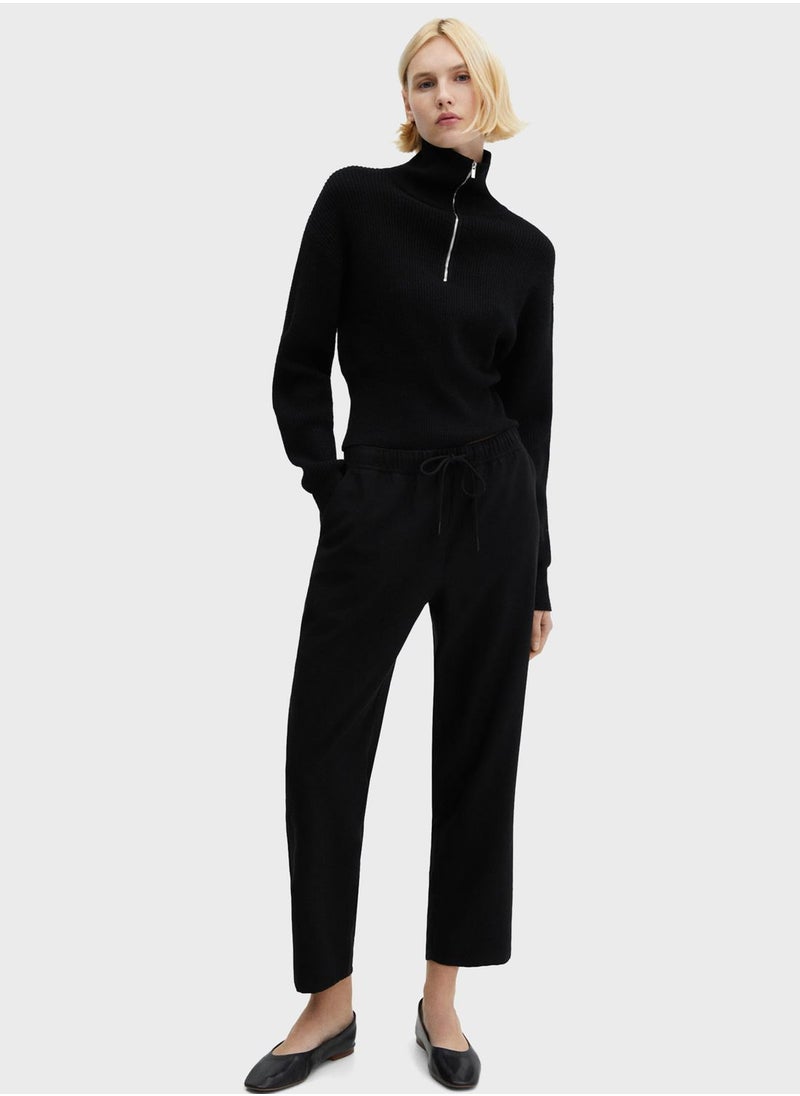 MANGO - High Waist Pants - Image 1