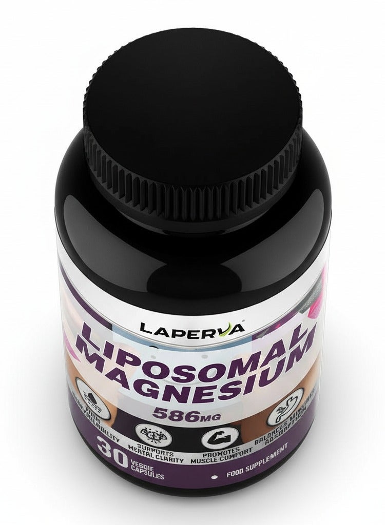 Laperva Liposomal Magnesium, 30 Veggie Capsules, Balances Mineral Absorption - Image 2