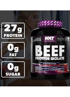 NXT Nutrition Beef Protein Isolate Black Grape 1.8kg  - Image 2