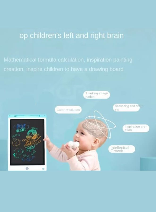 12 inch Writing Tablet with Pen Multifunctional Pressure Sensing ABS Protective LCD Drawing Board for Children,Green - Image 5