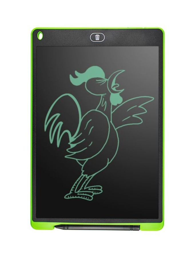 12 inch Writing Tablet with Pen Multifunctional Pressure Sensing ABS Protective LCD Drawing Board for Children,Green - Image 1