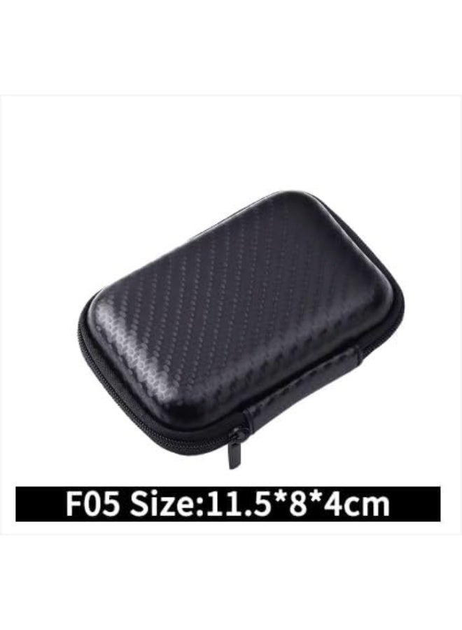 MySouqEg | Store High Quality Mini Portable Headphone Bag Coin Purse Earphone USB Cable Case Storage Box Wallet Earphone Accessories And More Functions  - Image 2