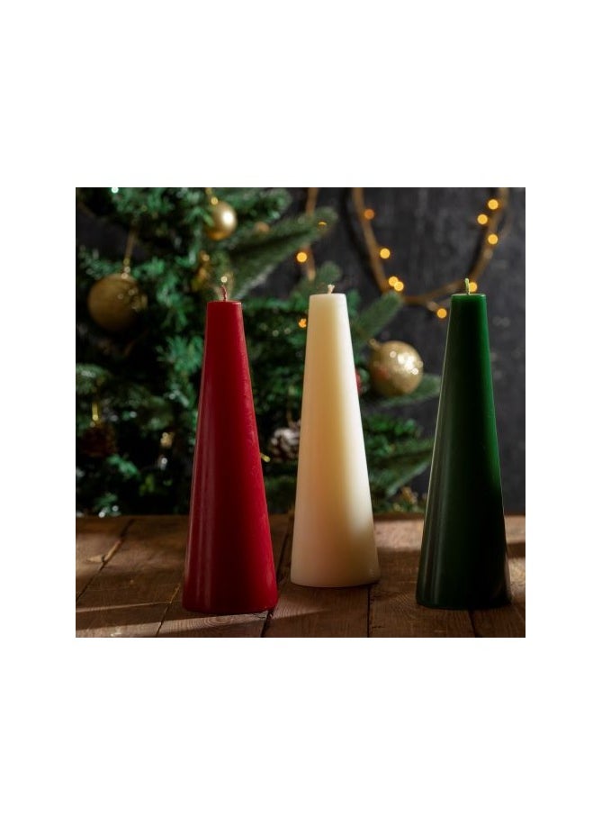 Generic Cone Candle ( red ) 1psc  - Image 2