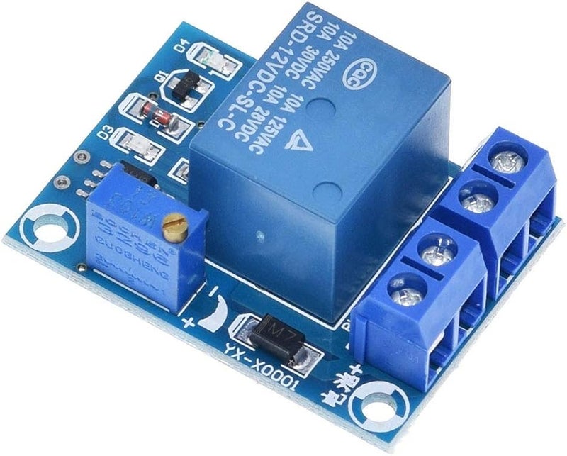 Blue DC 12V Battery Undervoltage Protection Module Auto Switch Recovery Low Voltage Cutoff - Image 2