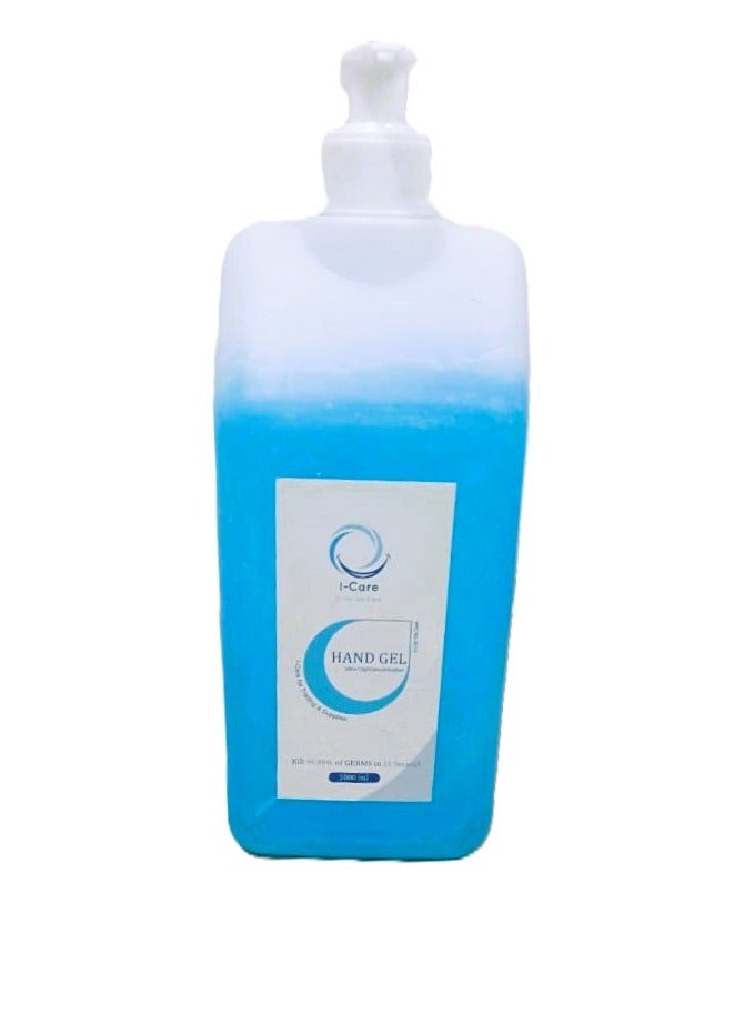 iCare Hand sanitizer gel 1 liter - Image 2