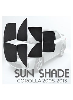 TOYOTA TOYOTA COROLLA 2008-2013 High-Quality Car Sunshade All Side Sunshade UV and Heat Protection Front Back Sides Sun Shades  - Image 1