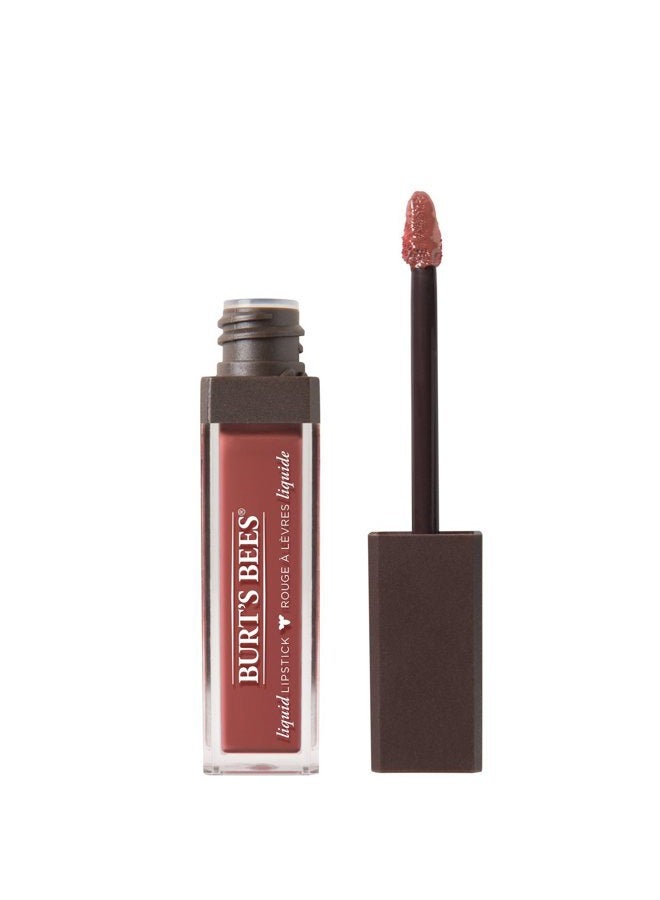 Burt's Bees 100% Natural Glossy Liquid Lipstick, Tidal Taupe, 1 Tube - Image 1