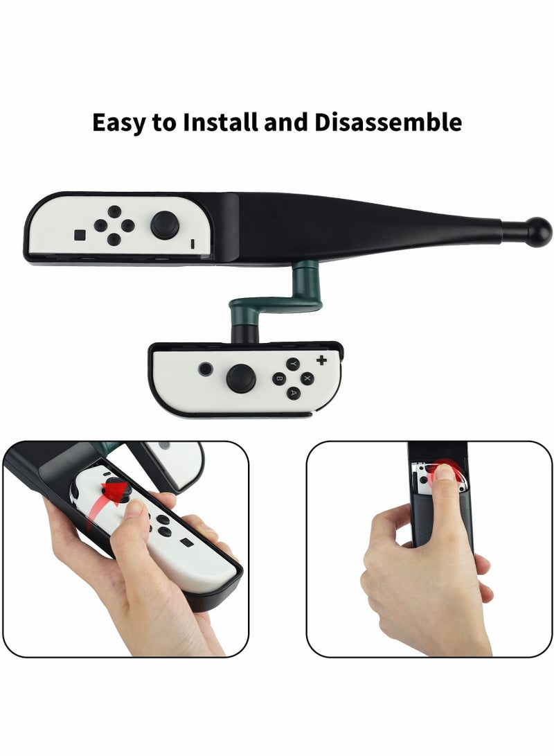 Y&D صنارة الصيد متوافقة مع Joy Con، ومجموعة الألعاب المتوافقة مع Nintendo Switch OLED Bass Pro Shops - إصدار بطولة Strike والمعيار الأسطوري - Image 2