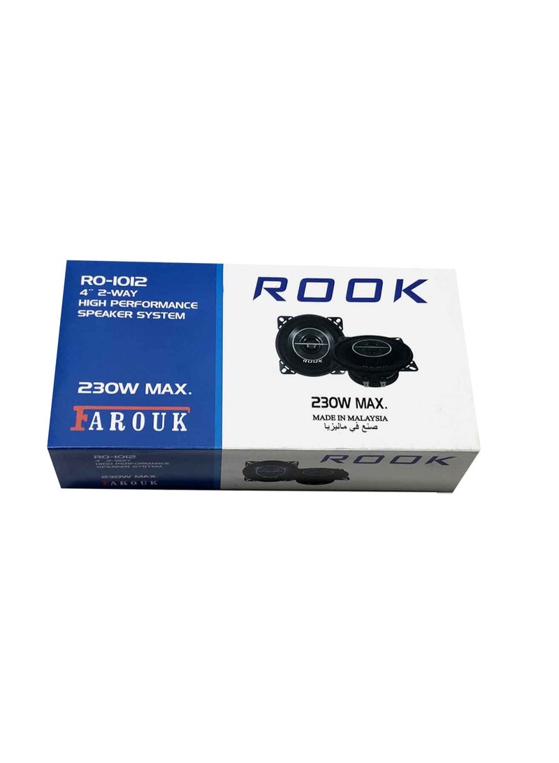 Round rock speaker, 10 cm, 230 watts, 2 way - Image 2