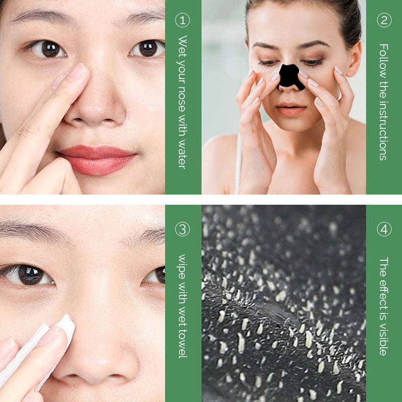 Deep Cleansing Pore Strips 10 Nose Strips for Men & Women Blackhead Removal - Image 5