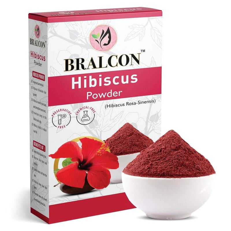 BRALCON Natural Amla, Reetha, Shikakai, Bhringraj, Hibiscus Powder Combo 500g (100g x 5 Pack) Hair Conditioner for Hair & Skin Care - Image 4