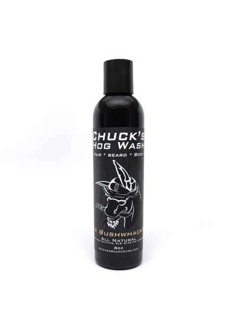 Chuck'S Hog Wash All Natural Beard And Body Wash The Bushwhacker Scent 8 Oz Leaves Your Beard Softer Than Its Ever Been And Is Suitable For Daily Use