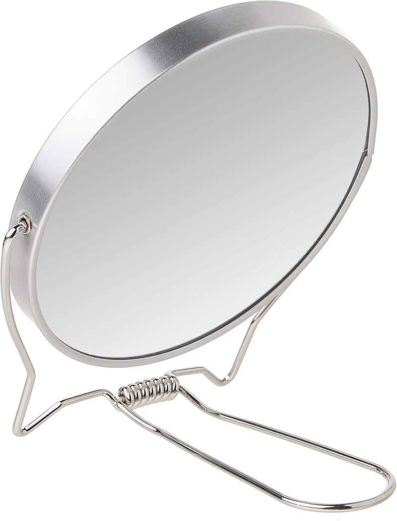 Goody Two-Sided Makeup Mirror with Stand - 1X and 3X Dual Sided Magnification - Lightweight & Portable Table Top Magnifying Vanity Mirror - Image 2