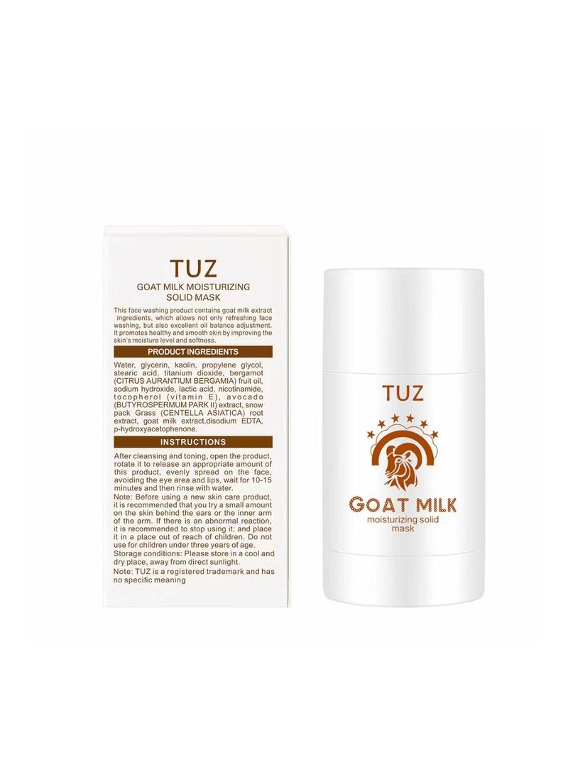 tuz goat milk clay Mask Stick Mask Deep Cleansing Facial Mask Oil Control Mmoisturizing Remove Black Head Face Skin Care Tslm2 - Masks - Image 2