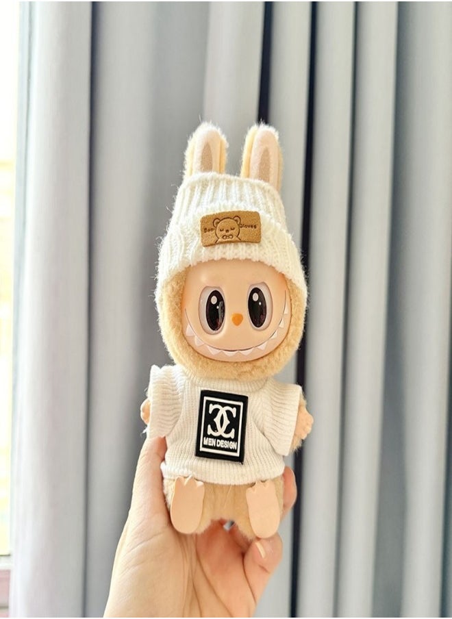 Generic Labubu Doll Clothes Set for 17cm Hanging Plush Figures, Interchangeable Outfits for First and Second Generation Vinyl Collectible Dolls, Durable and Stylish Accessories for Creative Play  - Image 1