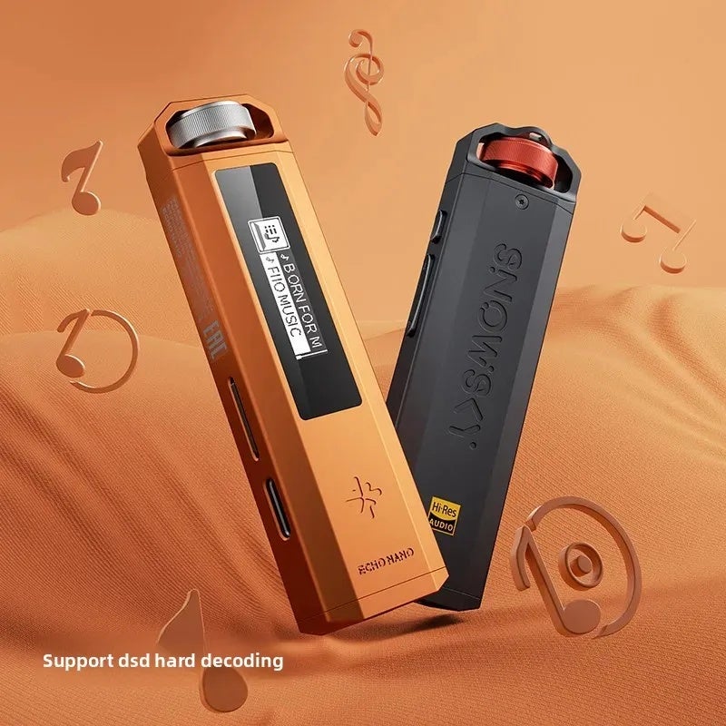 FiiO SnowSky Echo Nano Portable Lossless HiFi Music Player High Resolution Audio DAP Portable MP3 Music Player for Audiophiles, Clear Back C 3748319 - Image 4