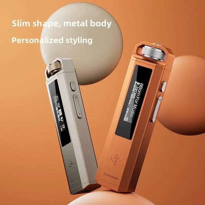 FiiO SnowSky Echo Nano Portable Lossless HiFi Music Player High Resolution Audio DAP Portable MP3 Music Player for Audiophiles, Clear Back C 3748319 - Image 2