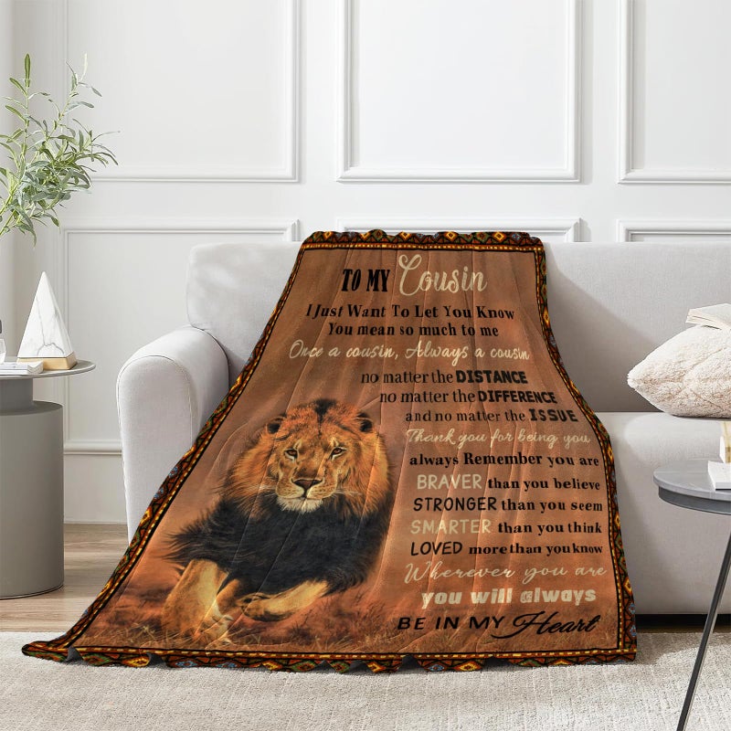 Nahjiiem Nephew Blanket  Nephew Gifts from Auntie  Gifts for Nephew  Valentine's Day Gifts for Nephew 50""?60"" - Image 5