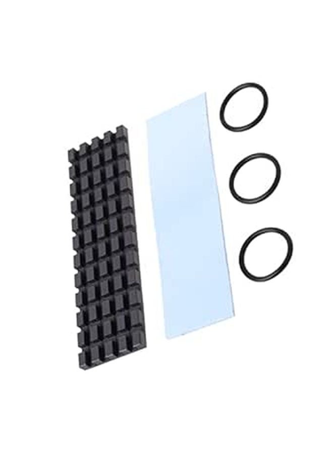 M2 2280 Copper SSD Heatsink Cooler with Thermal Conductive Fins for Gaming PC - Image 1