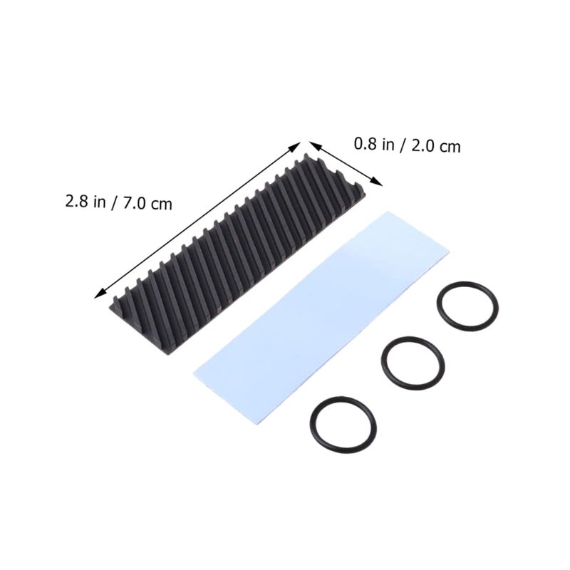 M2 2280 Copper SSD Heatsink Cooler with Thermal Conductive Fins for Gaming PC - Image 3