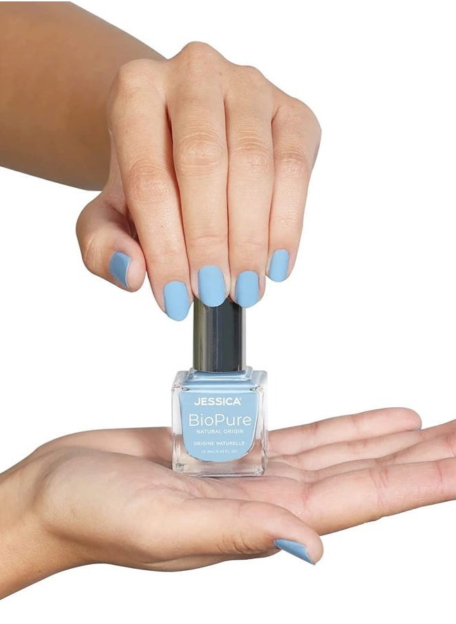 JESSICA BioPure All Natural Nail Polish, Vegan, Bio-sourced Ingredients, 21-Free (SKY)  - Image 2