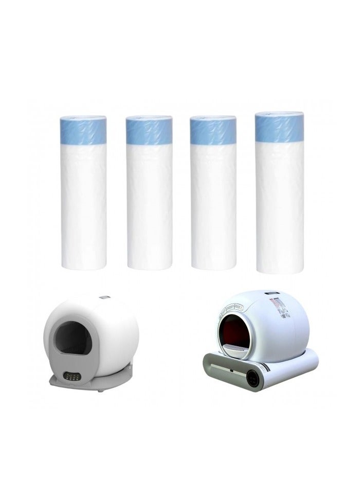 GOLDEN CAT Self Cleaning, Litter Box Litter Bag, cat waste bag - 4 Roll - 60 bags - Image 1