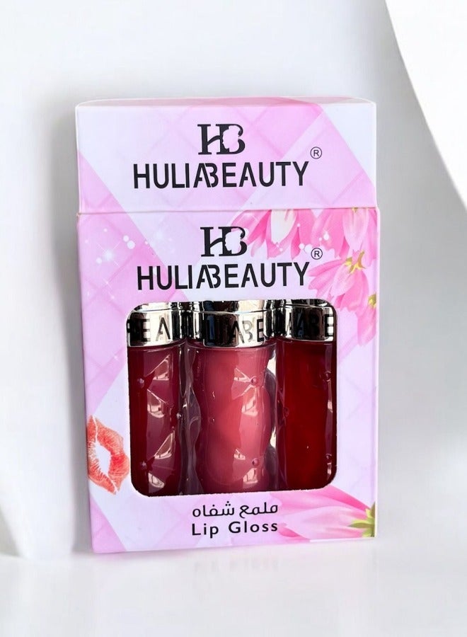 هوليا بيوتي قلوس ملمع شفاه – 3 ألوان شفاه لامعة وإطلالة مميزة بكل لمسة - Image 2