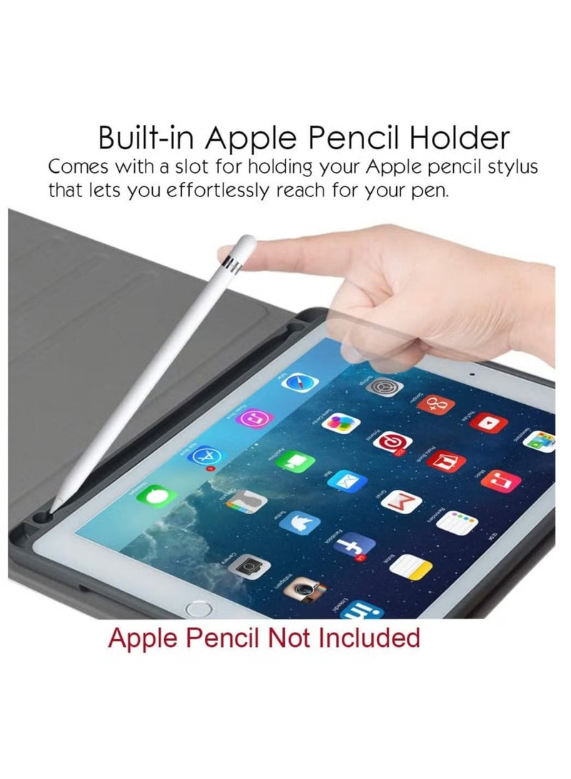 TIGER حافظة لوحة المفاتيح لجهاز آيباد ميني 7 (2024) – متوافقة مع لوحة اللمس. تخطيط عربي/إنجليزي، غلاف رفيع وخفيف الوزن مع لوحة مفاتيح بلوتوث لاسلكية قابلة للفصل مغناطيسيًا – أسود. - Image 5