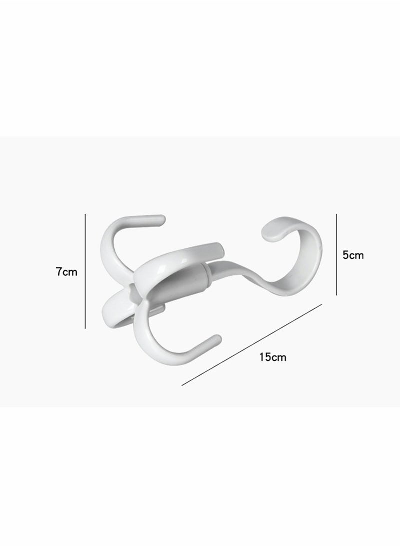 Excefore 360 Degree Rotatable Hook Wardrobe Multi-Functional Bag Tie Hanger  - Image 4