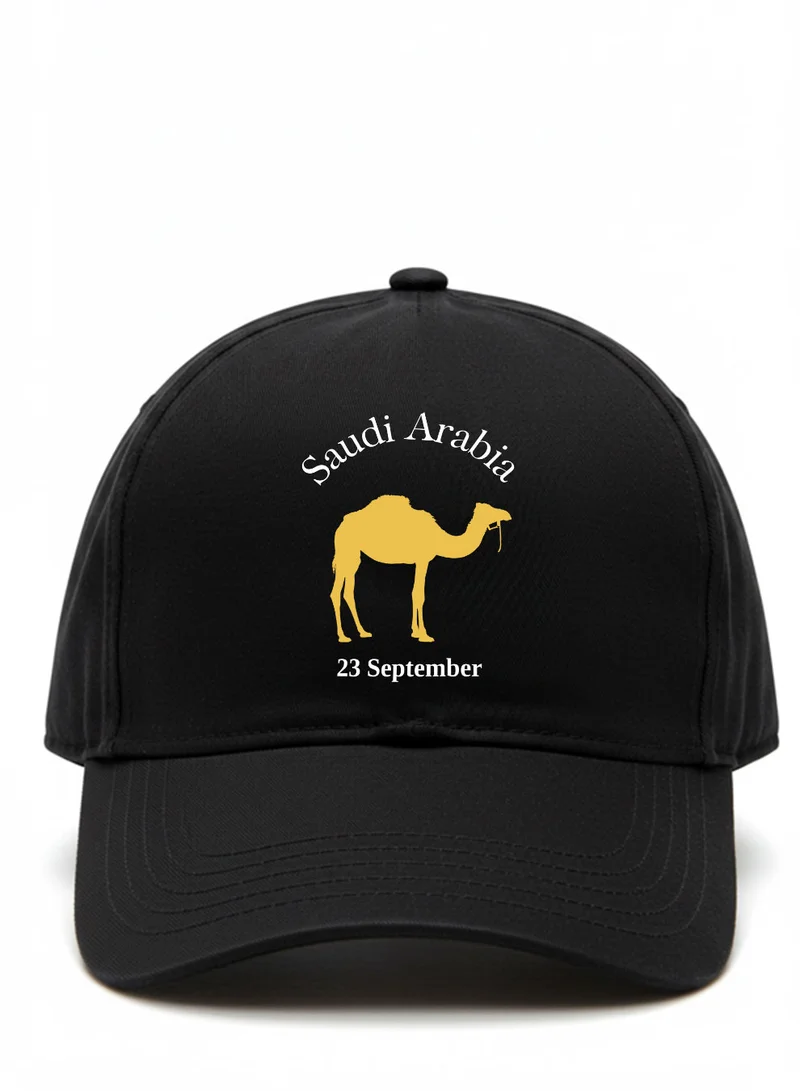 LOWHA Cotton Cap for Saudi National Day with Celebration Phrase Design