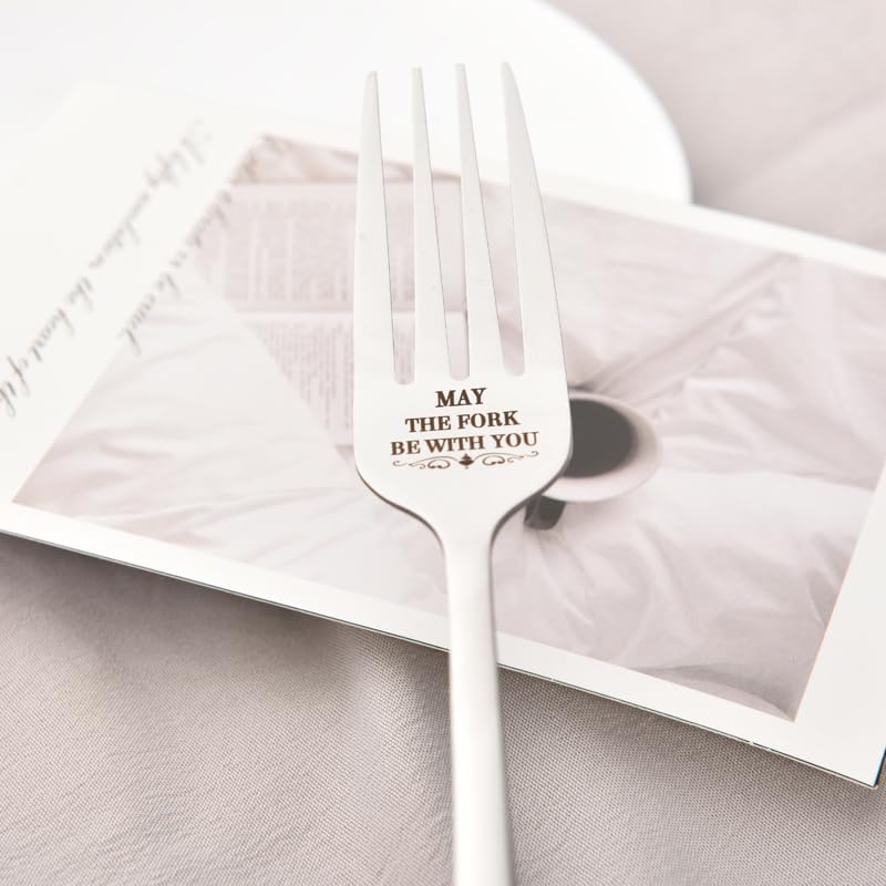Sisadodo May The Fork Be With You Fork Gifts for Couples Boyfriend Girlfriend Anniversary Christmas Gifts for Women Men Husband Wife Birthday Gifts for Mom Dad Son Daughter Best Friend - Image 3
