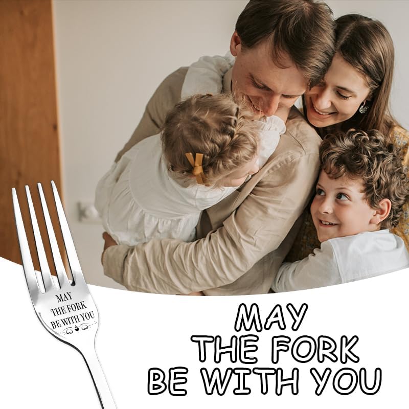 Sisadodo May The Fork Be With You Fork Gifts for Couples Boyfriend Girlfriend Anniversary Christmas Gifts for Women Men Husband Wife Birthday Gifts for Mom Dad Son Daughter Best Friend - Image 5