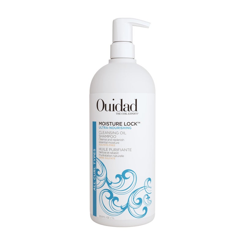 Ouidad Moisture Lock Ultra Nourishing Cleansing Oil Shampoo for Curly Hair - 33.8 fl oz, Rehydrates Dry, Damaged Curls, Color Safe Shampoo, For Women & Men, All Curl Types - Image 2
