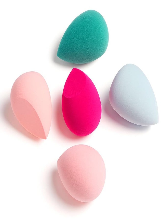 Gleva Professional Makeup Blender Sponge Set for Face Makeup with Cotton Pad and Powder Puff Perfect for Women & Girls Makeup Blender Set - Soft, Latex-Free, Reusable & Washable Sponges (Pack of 5) - Image 1