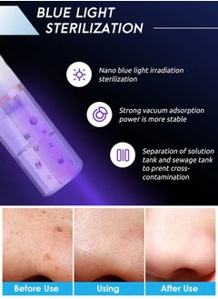 DBLEW Blackhead Remover with Water Cycle Technology Small Bubble Facial Pore Cleaner Whitehead Extractor 6 In 1 Probes Beauty Vacuum Device USB Rechargeable for Acne Pimple Comedone for Women & Men  - Image 5