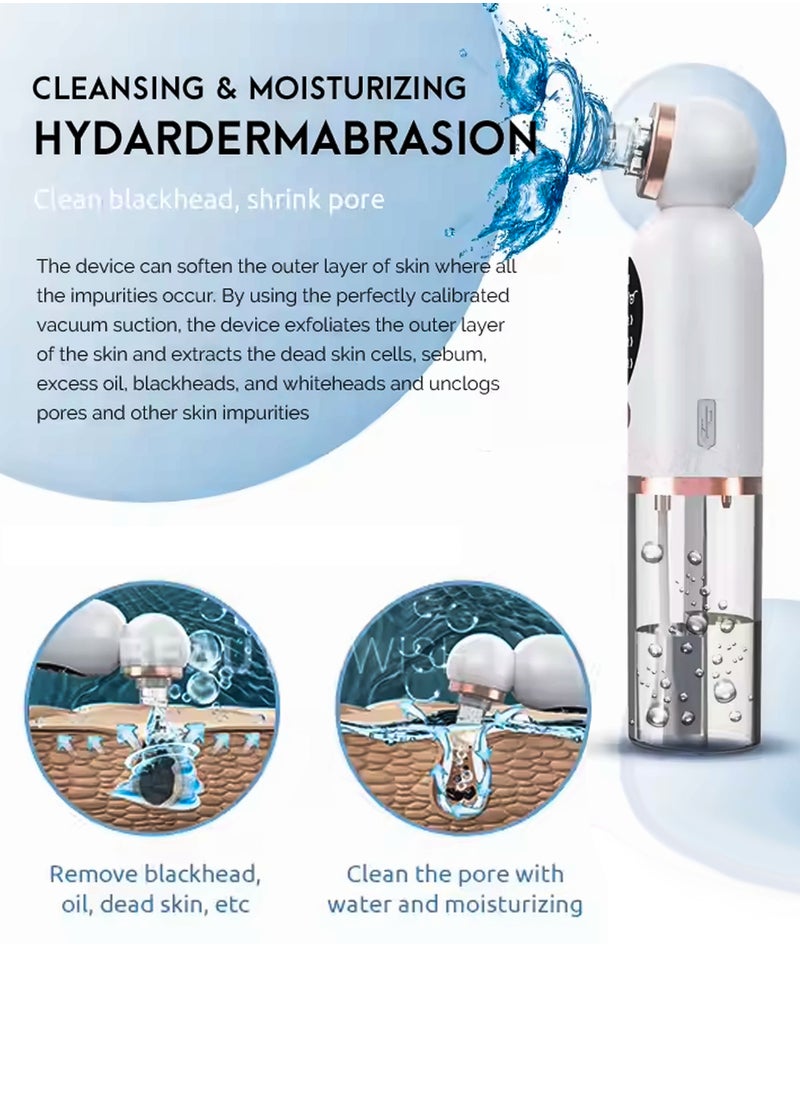 DBLEW Blackhead Remover with Water Cycle Technology Small Bubble Facial Pore Cleaner Whitehead Extractor 6 In 1 Probes Beauty Vacuum Device USB Rechargeable for Acne Pimple Comedone for Women & Men  - Image 3