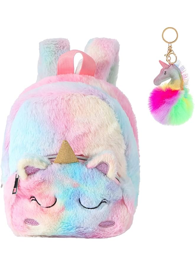 Raxoom Girls Sequin Backpack Kids Rainbow Reversible Flip Casual Bag Cute School Dance Class Lightweight Satchel For Toddler Teen Women Mermaid (Rainbow) - Image 1