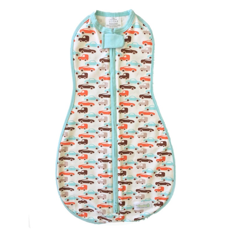 Woombie One-Step Baby Cotton Swaddle Toys (Multicolour, 5-13 Lbs)