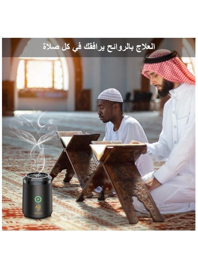 Mini Electric Incense Bukhoor Burner: Aroma Bliss On-The-Go - Perfect for Home, Car, Desert Camping & Travel - USB Rechargeable - Ideal Gift - Image 5