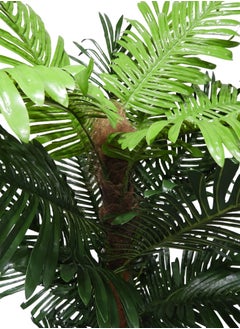 BABAZAM Artificial Tree Fake Areca Palm Tree Faux Tropical Palm Plant Dypsis Lutescens Plants Realistic Decorative Trees with Lifelike Leaves and Branches in Nursery Pot  180x70x70cm  - Image 4
