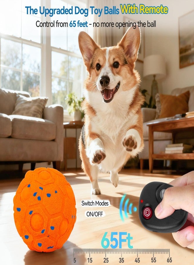 Newget Interactive Dog Toy Ball with Remote, 3 Modes Smart Moving Dog Balls with Touch Wake-Up, Automatic Bouncing/Rolling Chew-Resistant Ball for Medium & Large Dogs to Keep Busy, Indoor/Outdoor - Image 3
