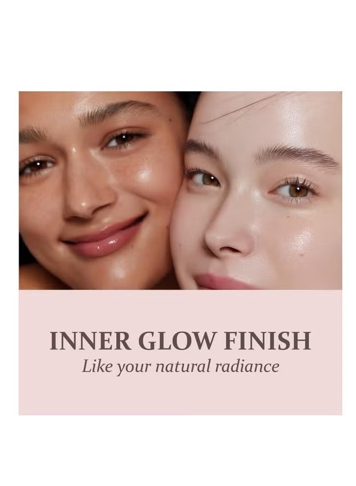 HINCE True Dimension Radiance Balm 10G Natural Shimmer Glow Face Highlighter Stick Glow Balm Korean Blush Transparent Color Skin Tone Slim Fitting Texture, Multi Makeup Stick (1, Light, Lt001) - Image 3